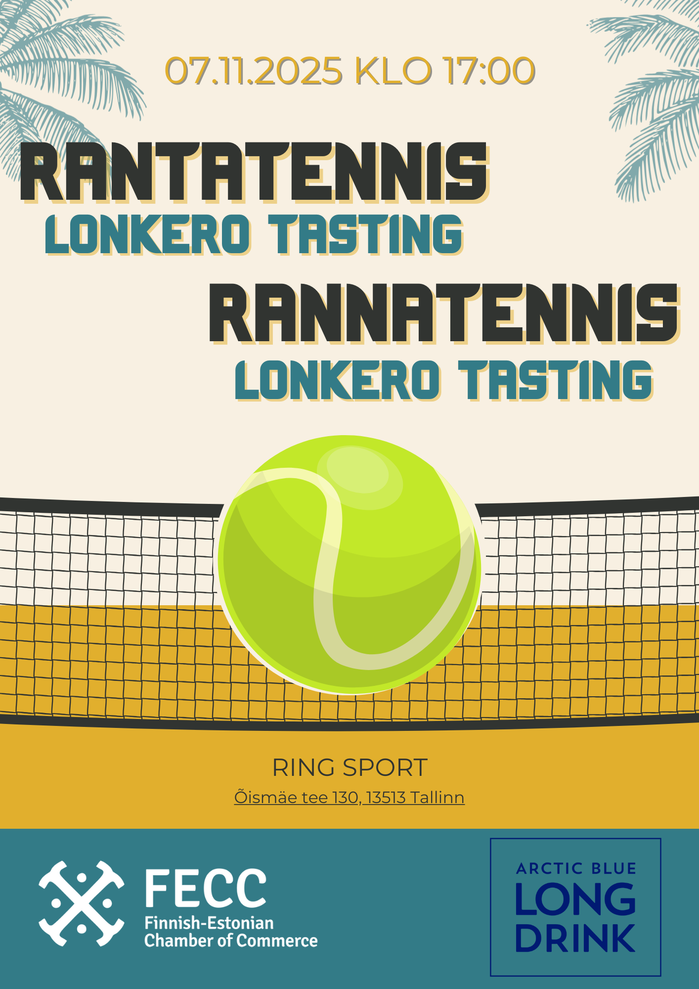 Rannatennis & Lonkero tasting
