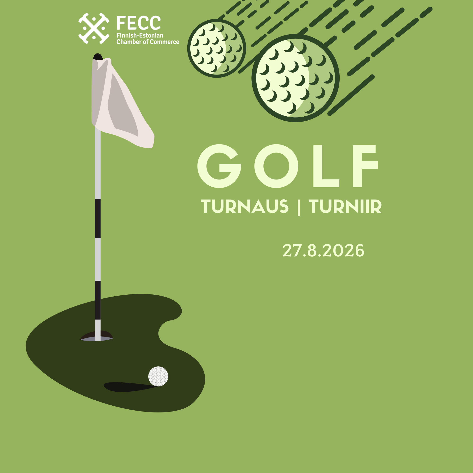 SAVE THE DATE 27.8.2026! GOLF TURNIIR!